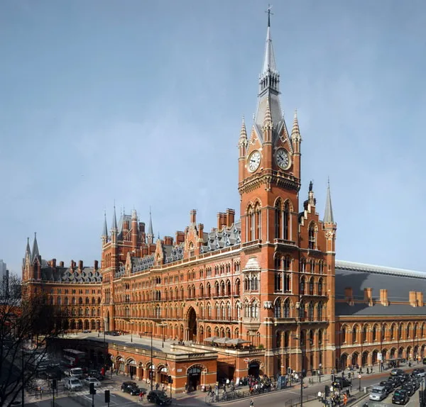 St.Pancras Railway Station вокзал Сент-Панкрас Лондон