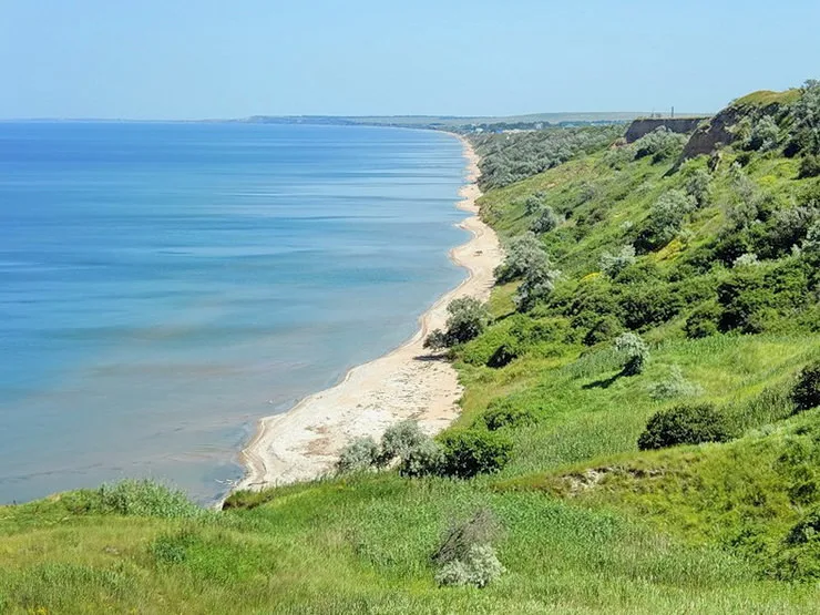 Поселок Кучугуры на Азовском море