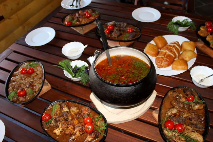 Царский борщ в Русском парке