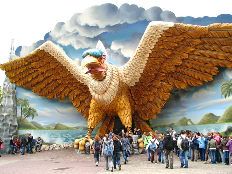 Американские горки «Vogel Rok» в парке Эфтелинг