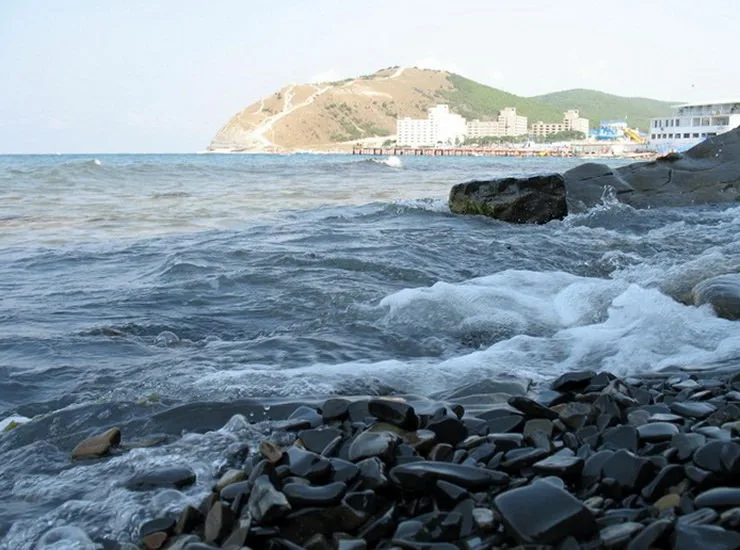 Анапа. Галечный пляж