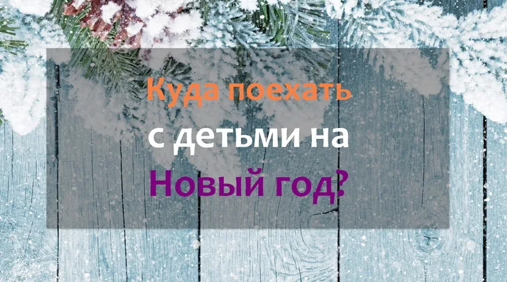 Куда поехать с детьми на Новый год
