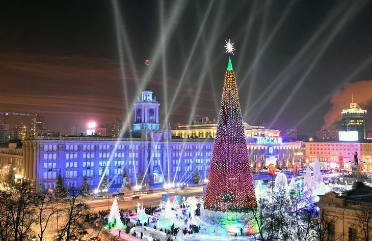 Новогодний Екатеринбург