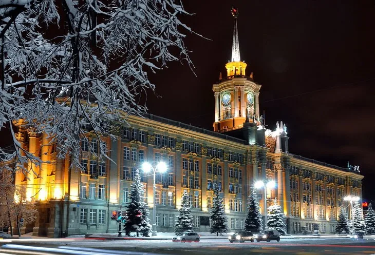 Зимний Екатеринбург