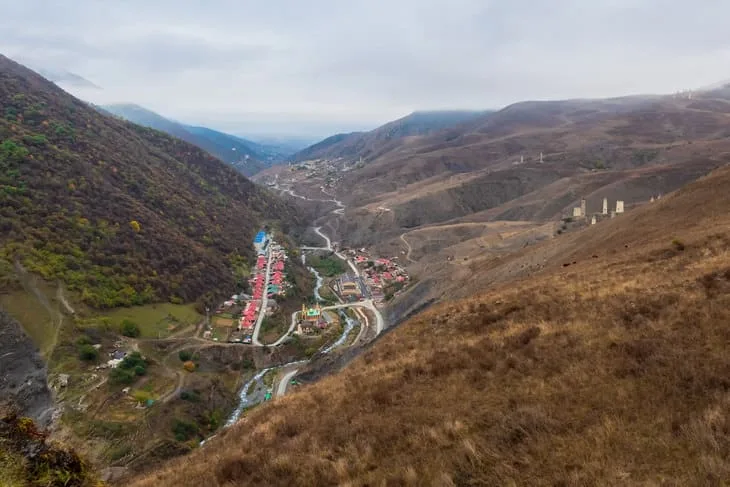 Поселок в Ингушетии